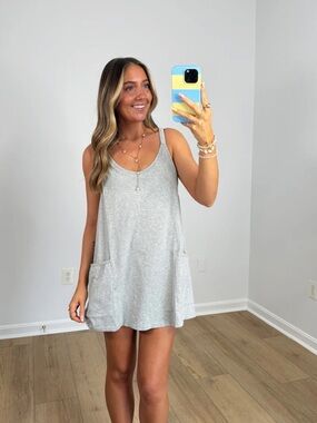 Bucketlist Light Gray romper